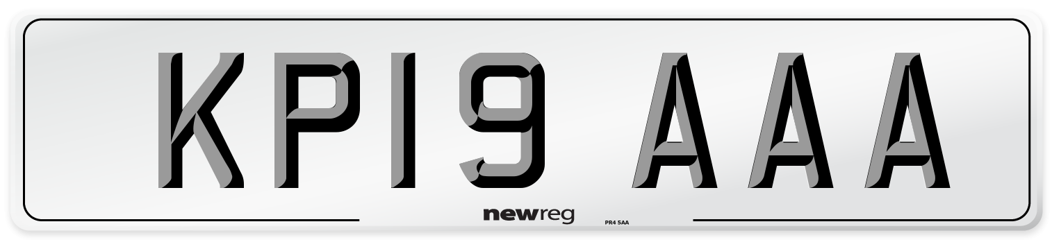 KP19 AAA Number Plate from New Reg